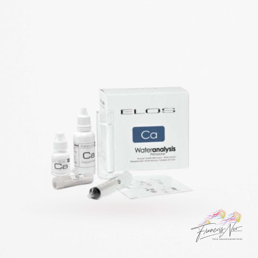 ELOS water analysis calcium test kit with bottles and instructions 