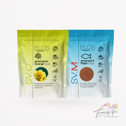 ELOS Reef Nutrition Bundle – SVM2 Fish Pellets + SVC Coral Food | No Phosphate