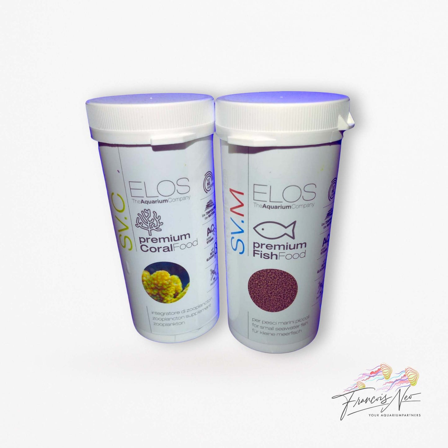 ELOS Reef Nutrition Bundle – SVM2 Fish Pellets + SVC Coral Food | No Phosphate