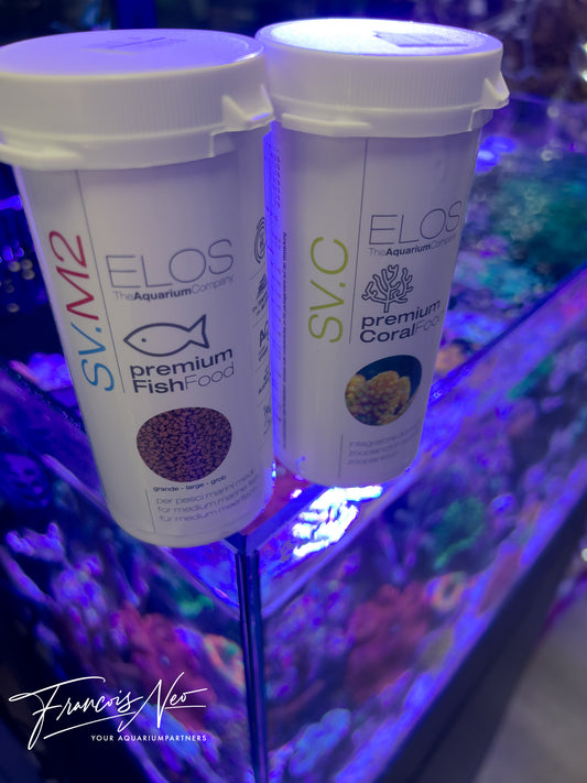 ELOS Complete Reef Nutrition Bundle – SVM2 Fish Pellets + SVC Coral Food | No Phosphate